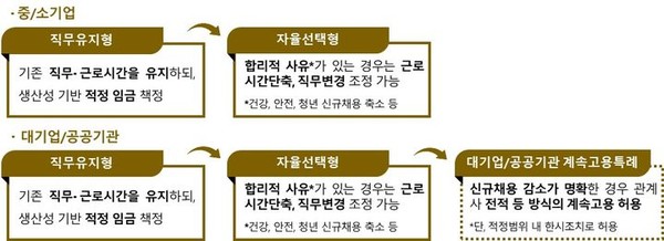 경제사회노동위원회 계속고용의무제도 체계 [자료=경제사회노동위원회]