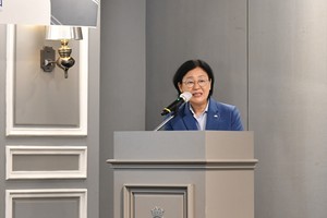[ICSW 동북아지역대회] 한국 정책 발표하는 김정희 전국재해구호협회 사무총장
