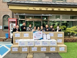 파주연천축협, 장애인복지관 등에 480만 원 상당 돈육 전달