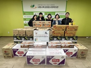 시흥 물왕동 상인들, 설맞이 식료품 300만 원 쾌척