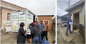 전남무안지역자활센터, 중증장애인 가정 세탁 지원 나서