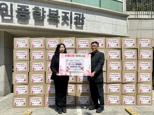 논현노인종합복지관-경륜경정총괄본부 강남지점, '효 나눔 꾸러미' 전달